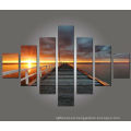 7 pcs Sunset over Seas Photos Paintings on Framed canvas ART